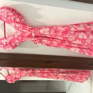 Fabulous pink floral Loveshack Fancy dress